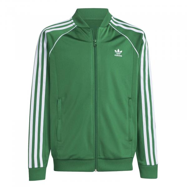 Bluza dresowa dziecięca adidas SST zielona IY7458