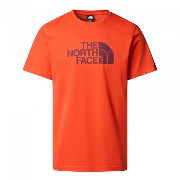 Koszulka męska The North Face S/S EASY czerwona NF0A8A6C7ON