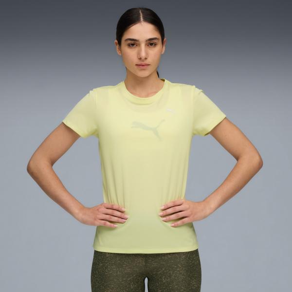 Koszulka damska Puma TAD ESSENTIAL CREW żółta 52717735