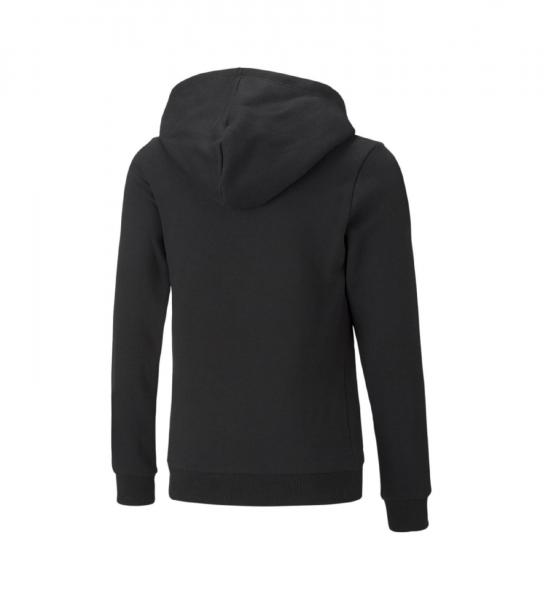 Bluza z kapturem dziewczęca Puma ESS+ LOGO FL czarna 67031001