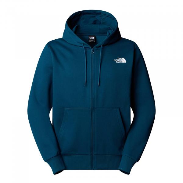 Bluza z kapturem męska The North Face SIMPLE DOME FULL ZIP granatowa NF0A89FD1NO