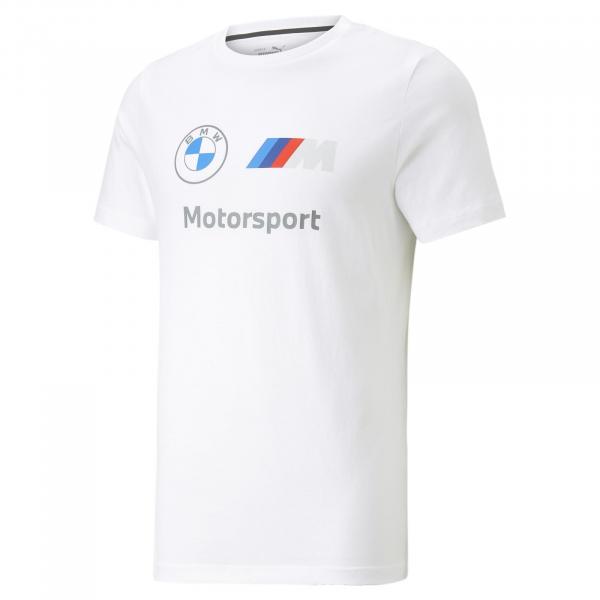 Koszulka męska Puma BMW MMS ESS Logo biała 53814802