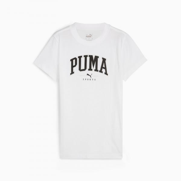 Koszulka damska Puma SQUAD GRAPHIC biała 68153702