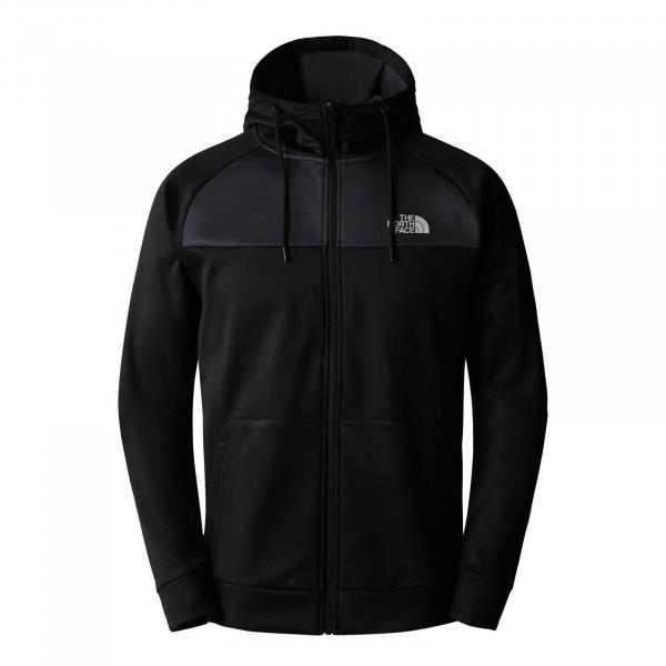 Bluza z kapturem męska The North Face REAXION FLEECE FZ czarna NF0A7Z9O4GZ