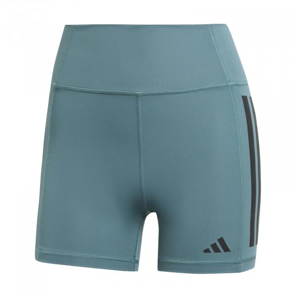 Legginsy treningowe damskie adidas OPTIME 3-STRIPES turkusowe JX2817