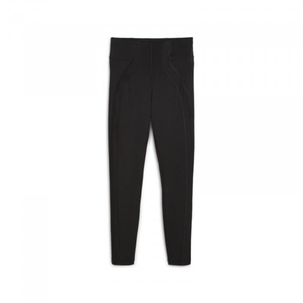 Legginsy damskie Puma STUDIO CLOUDSPUN RIB HW FL czarne 52568001