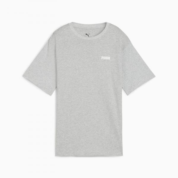 Koszulka damska Puma ESS SMALL LOGO RELAXED szara 68831004