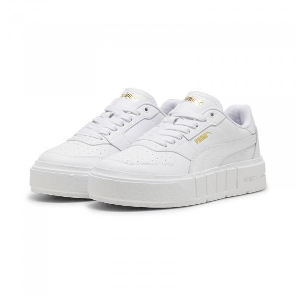 Buty sportowe dziecięce Puma CALI COURT LTH JR białe 39438403