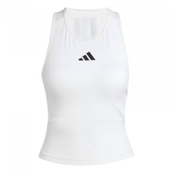 Tank top treningowy damski adidas POWER 3-STRIPES biały JG6183