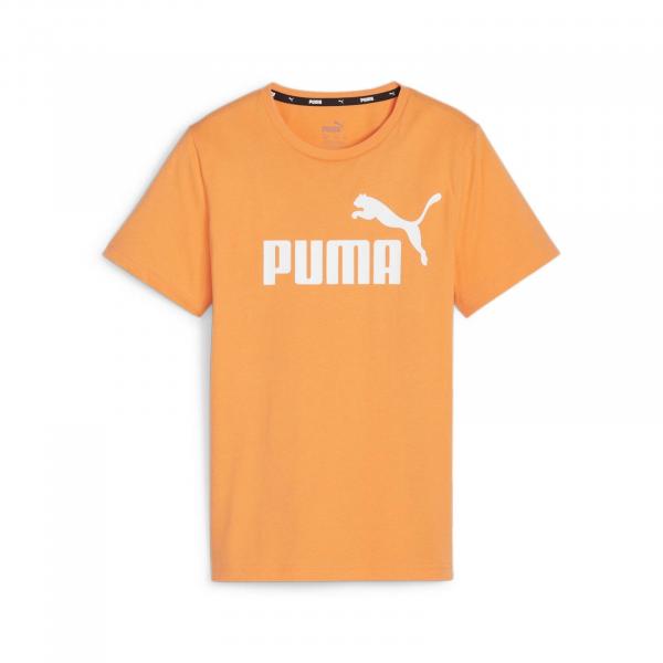 Koszulka chłopięca Puma ESS LOGO pomarańczowa 58696058