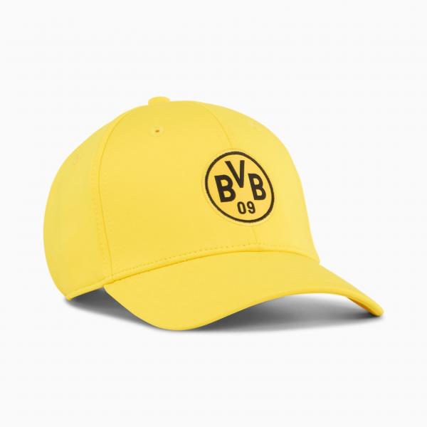 Czapka z daszkiem unisex Puma BVB FTBLARCHIVE żółta 02596101