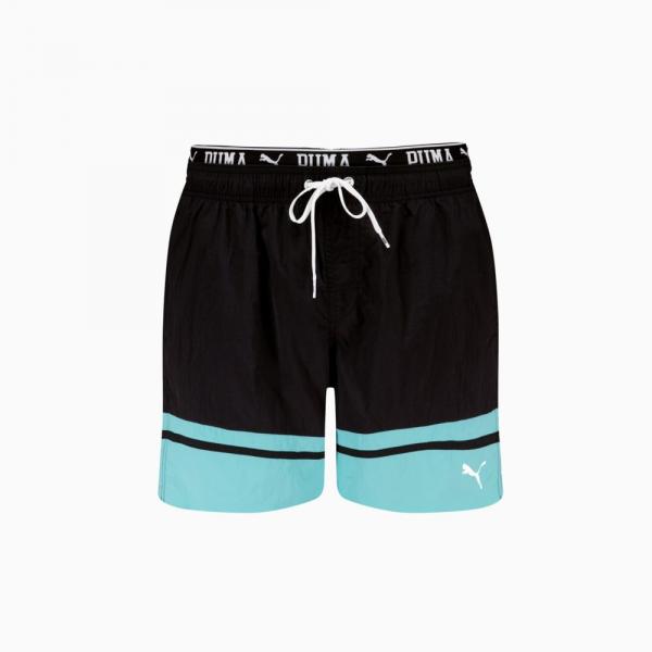 Kąpielówki męskie Puma SWIM COLOUR BLOCK czarne 93884403