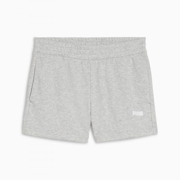 Szorty damskie Puma ESS SMALL LOGO 4 TR szare 68833004