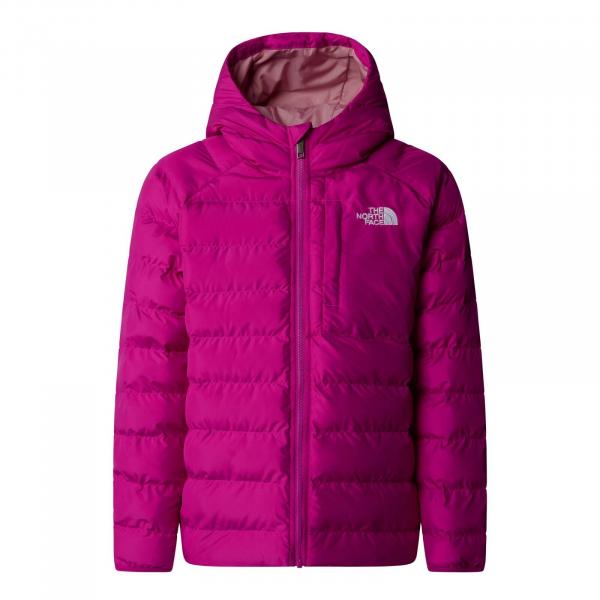 Kurtka z kapturem dziewczęca The North Face REVERSIBLE PERRITO różowa NF0A88UE1I7