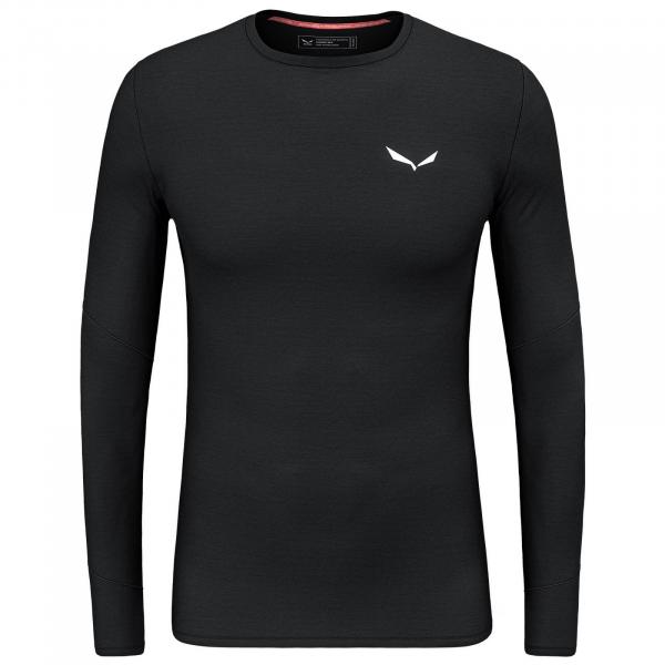 Longsleeve treningowy męski Salewa CRISTALLO WARM czarny 00-0000028205_0911