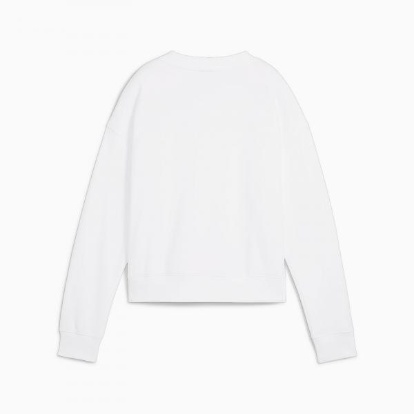 Bluza damska Puma SQUAD CREW TR biała 68249302