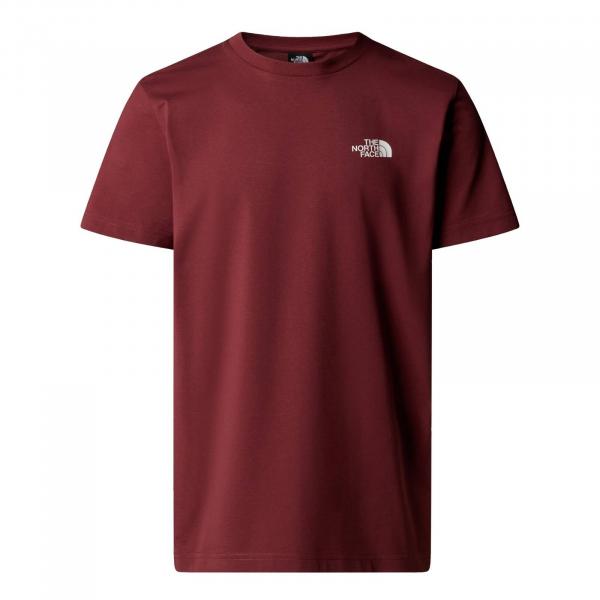 Koszulka męska The North Face SIMPLE DOME bordowa NF0A87NG0VO