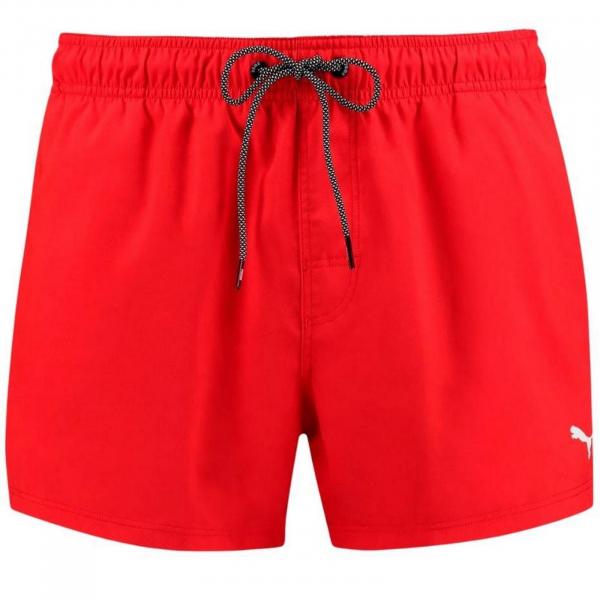 Kąpielówki męskie Puma SWIM SHORT czerwone 90765802