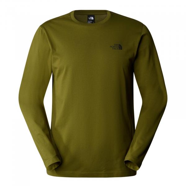 Longsleeve męski The North Face SIMPLE DOME zielony NF0A87QNPIB