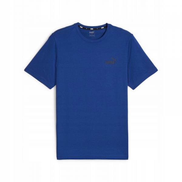 Koszulka męska Puma ESS SMALL LOGO niebieska 58666959