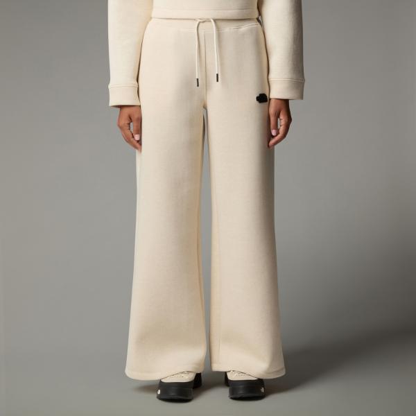 Spodnie dresowe damskie The North Face WIDE LEG beżowe NF0A8C25QMO