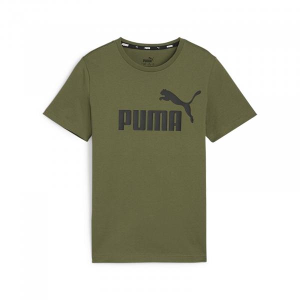 Koszulka chłopięca Puma ESS LOGO zielona 58696076