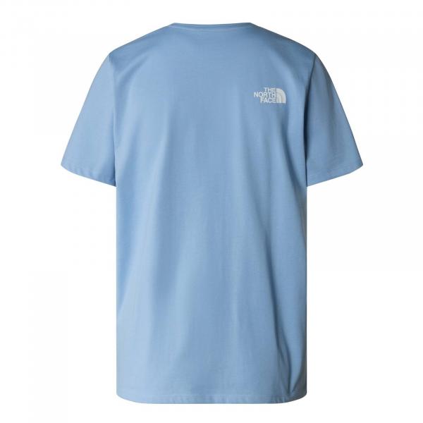 Koszulka damska The North Face FOUNDATION TRACES GRAPHIC niebieska NF0A882UQEO