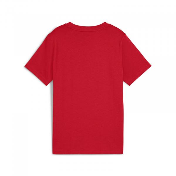Koszulka chłopięca Puma ESS 2 COLOR NO.1 LOGO czerwona 68577811