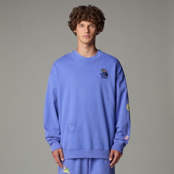 Bluza damska The North Face MOUNTAIN CLEANUP OVER fioletowa NF0A8C2U0YI