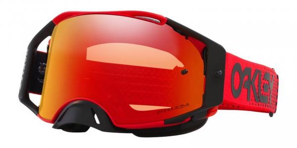 Gogle rowerowe unisex Oakley AIRBRAKE MX czerwone 7046-D600