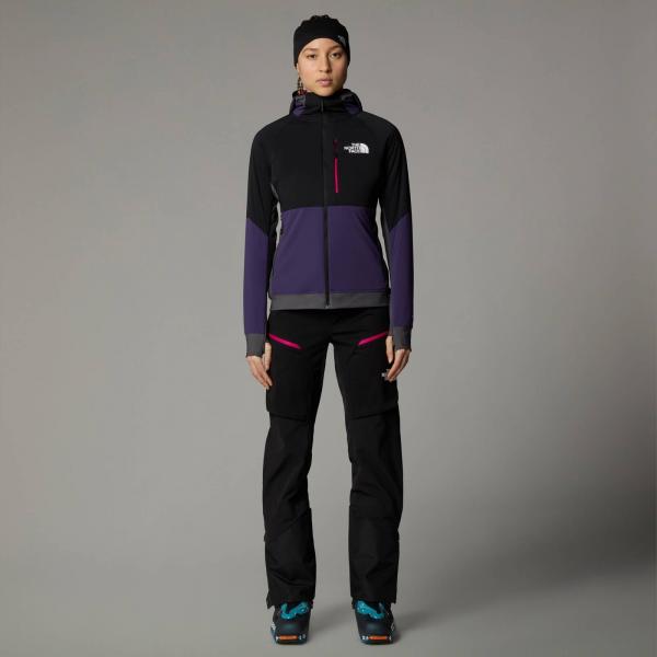 Kurtka z kapturem damska The North Face BINNTAL HYBRID VENTRIX fioletowa NF0A87HP0IF