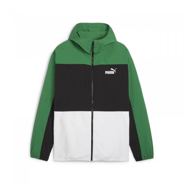 Bluza z kapturem męska Puma WINDBREAKER ARCHIVE zielona 67538786