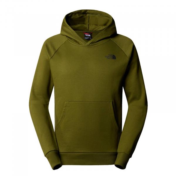 Bluza z kapturem męska The North Face RAGLAN REDBOX zielona NF0A2ZWUPIB