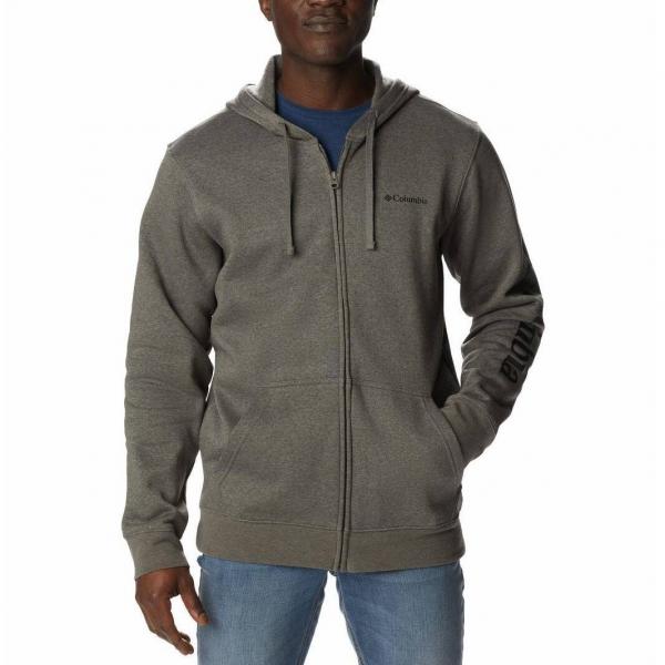 Bluza z kapturem męska Columbia TREK FULL ZIP szara 1957895032