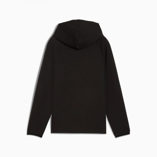 Bluza z kapturem dziewczęca Puma SPACER FZ czarna 68858401