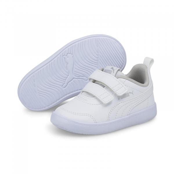 Buty sportowe dziecięce Puma COURTFLEX V2 V INF białe 37154404