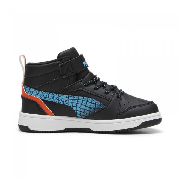 Buty sportowe dziecięce Puma REBOUND V6 MID TECHIE BUDDY AC+ PS czarne 39794602
