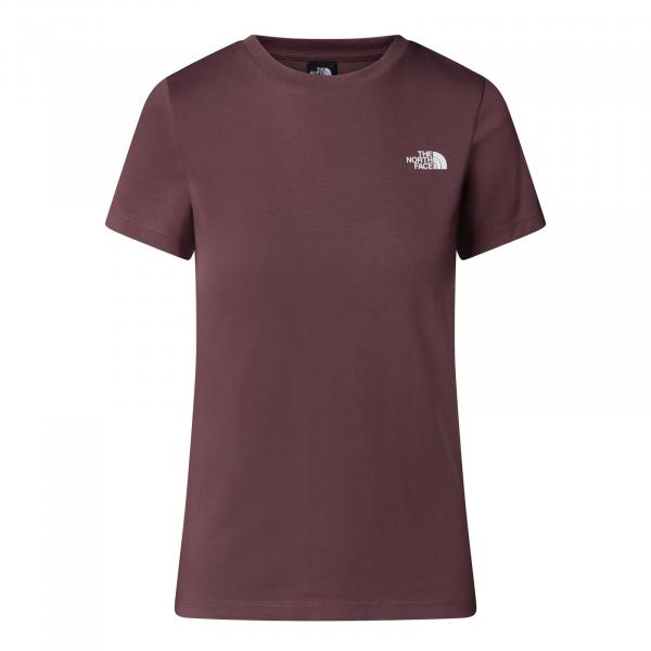 Koszulka damska The North Face SIMPLE DOME fioletowa NF0A87NHBQ7