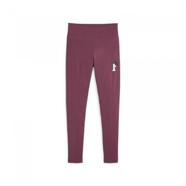 Legginsy damskie Puma SQUAD fioletowe 62149022