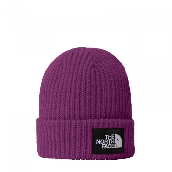 Czapka zimowa dziecięca The North Face SALTY LINED BEANIE fioletowa NF0A7WG81I7