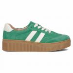 Skórzane sneakersy Filippo DP6776/25 zielony zamsz zielone