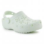 Klapki Crocs Classic Floral Cut Out Clog W 210927-3YH zielone
