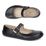 Baleriny barefoot damskie Olivier 1286 z klamerką czarne