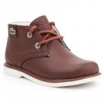 Buty Lacoste Sherbrook Hi Sb Spc Jr 7-30SPC201177T brązowe czarne