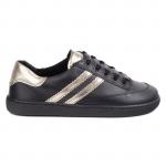 Sneakersy barefoot damskie Kaia Olivier – anatomiczne buty skórzane czarne