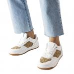 Inna Białe sneakersy zdobione monogramem Isidora