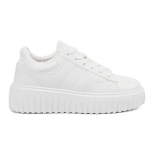 Shelvt Białe sneakersy sportowe damskie
