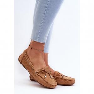 Mokasyny Model Si Passione FT246 Camel - Step in style brązowe