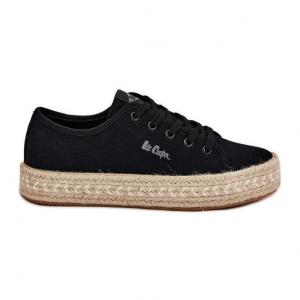 Trampki Damskie Z Plecionką Lee Cooper LCW-25-44-3216 Czarne