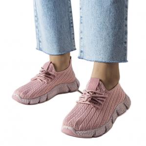 Inna Różowe sportowe sneakersy Élodie